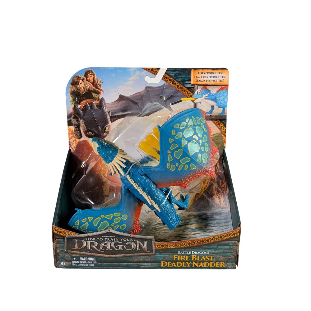 How To Train Your Dragon Fire Blast Deadly Nadder Battle Dragon Figure New